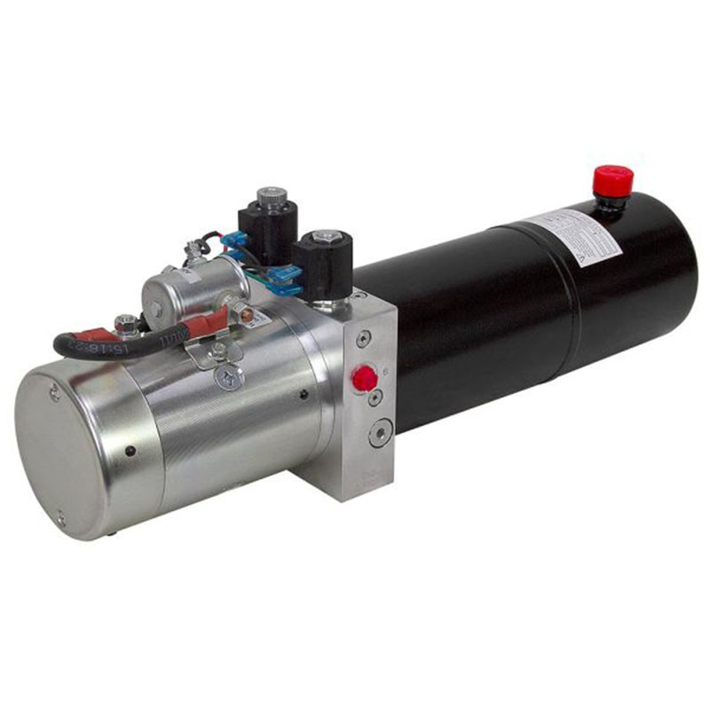 Bucher 12V DC Bộ nguồn thủy lực tác động kép - 1.4 GPM / 3000 PSI