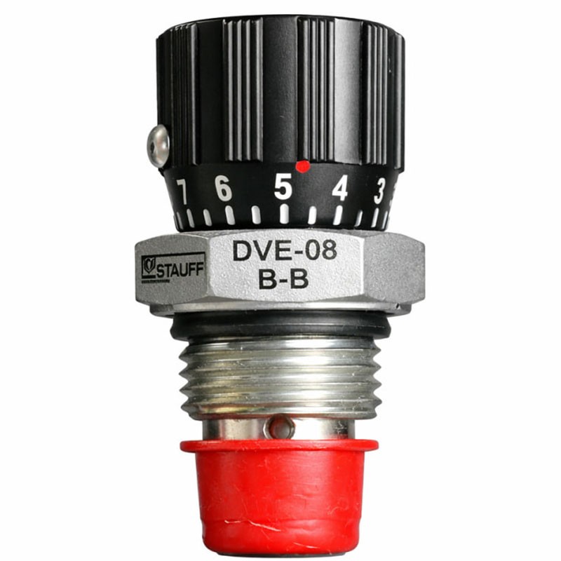 STAUFF Van tiết lưu thủy lực DVE-08-B-B - Van điều khiển lưu lượng cho ứng dụng công nghiệp