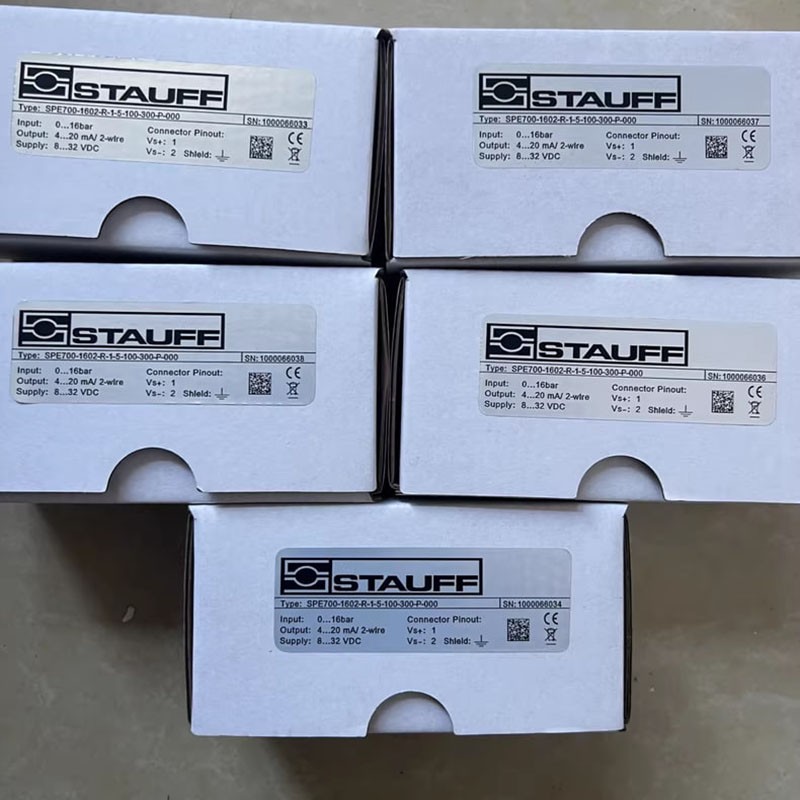 STAUFF Cảm biến áp suất SPE700-1602-R-1-5-100-300-P-000 0–300 Bar công nghiệp Bộ truyền áp suất