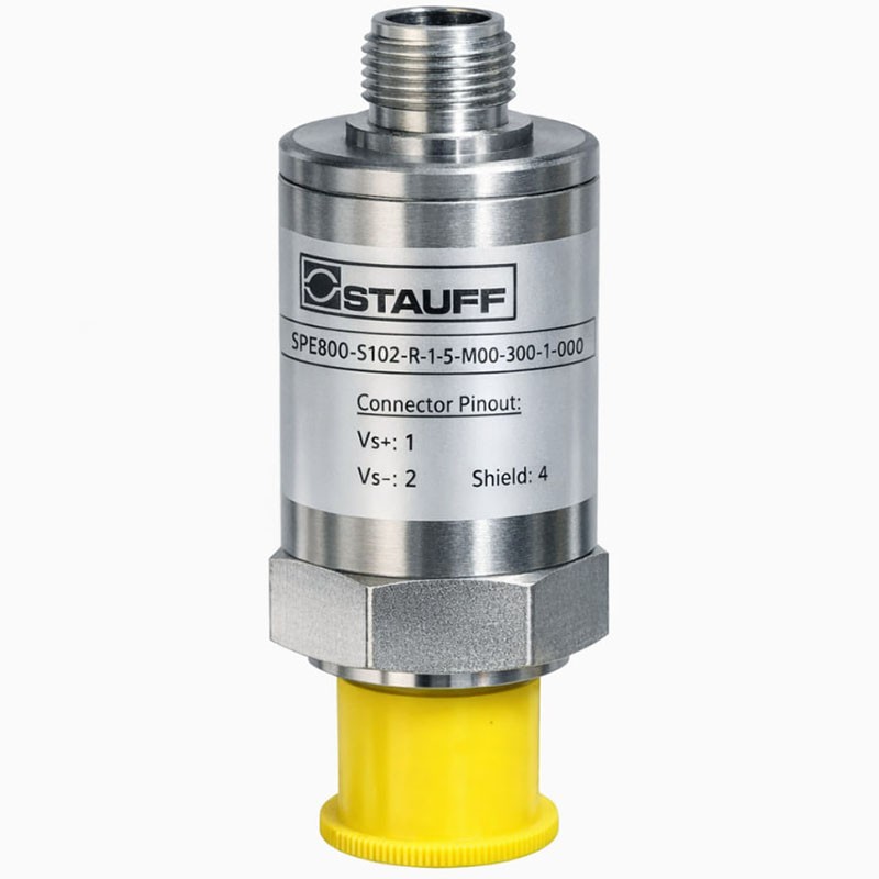 STAUFF Cảm biến áp suất SPE800-S102-R-1-5-M00-300-1-000 0–300 Bar Bộ truyền tín hiệu công nghiệp