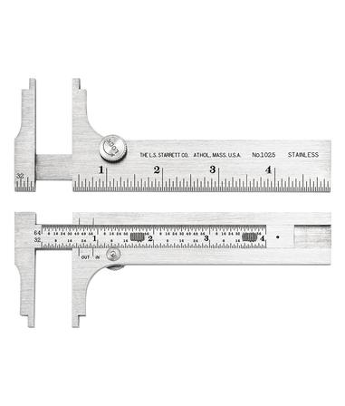 Starrett chính xác Thước cặp đồng hồ - tải nặng Shockproof Thang đo vernier