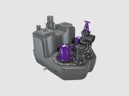 KESSEL Ecolift Trạm nâng hybrid - Hệ thống thoát nước trọng lực & bơm chống trào ngược